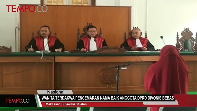 Wanita Terdakwa Pencemaran Nama Baik Anggota DPRD Divonis Bebas