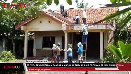 Proyek Pembangunan Bandara, Angkasapura Mulai Robohkan Sejumlah Bangunan