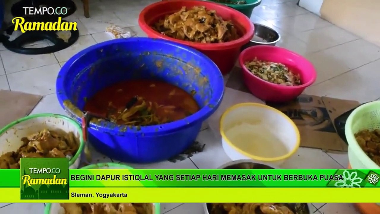 Begini Dapur Istiqlal yang Setiap Hari Memasak Makanan Untuk Berbuka Puasa