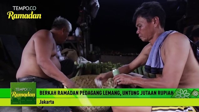 Berkah Ramadan bagi Pedagang Lemang, Raup Untung Jutaan