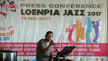 Andre Hehanusa Tampil di Gelaran Jazz Loenpia Semarang