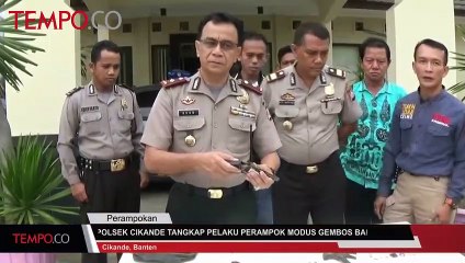 Polsek Cikande Tangkap Pelaku Perampok dengan Modus Gembos Ban Mobil