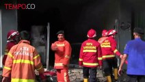 Diduga Ledakan Tabung Gas, Ruko Usaha Laundry Ludes Terbakar