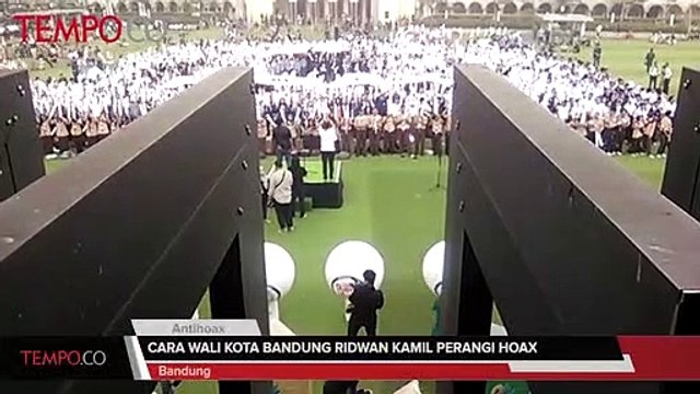 Cara Wali Kota Bandung Ridwan Kamil Perangi Hoax