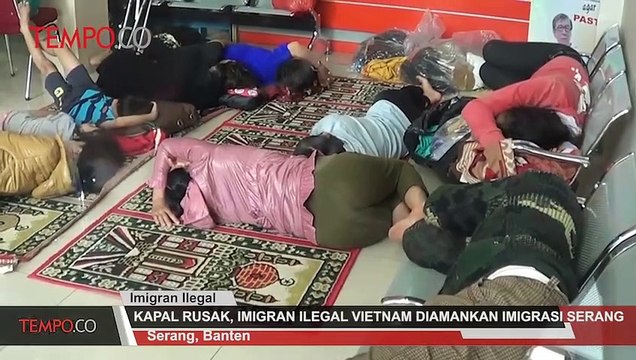 Kapal Rusak, Imigran Ilegal Vietnam Diamankan Imigrasi Serang Banten