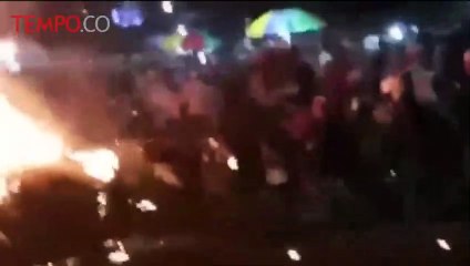 Mobil Terbakar di Dekat Pimpinan FPI Rizieq Syihab