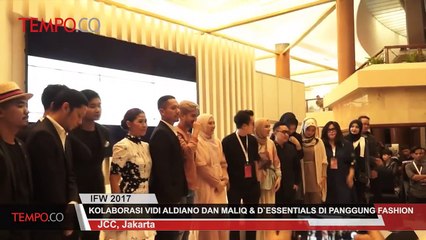 Kolaborasi Vidi Aldiano dan Maliq & d`essentials di Panggung Fashion