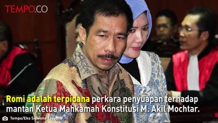 Romi Herton Berpelesir Keluar Penjara