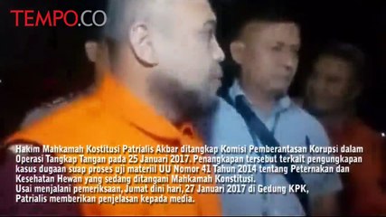Jadi Tersangka, Patrialis Akbar: Saya Dizalimi