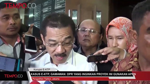 Kasus E-KTP, Gamawan: DPR Yang Inginkan Proyek Ini Gunakan APBN