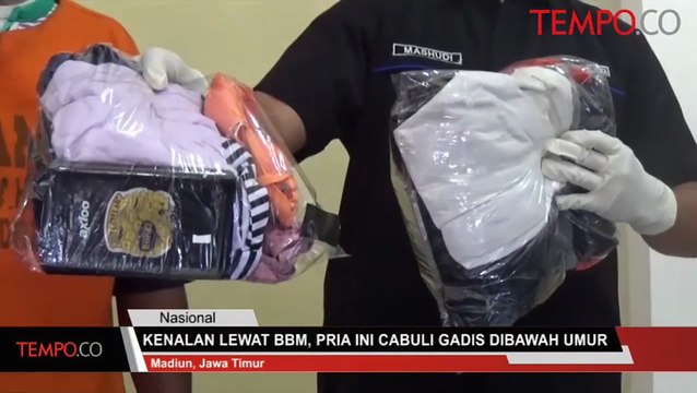 Kenalan Lewat BBM, Pria Ini Cabuli Gadis Dibawah Umur