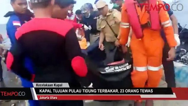 Kapal Tujuan Pulau Tidung Terbakar, 23 Orang Tewas
