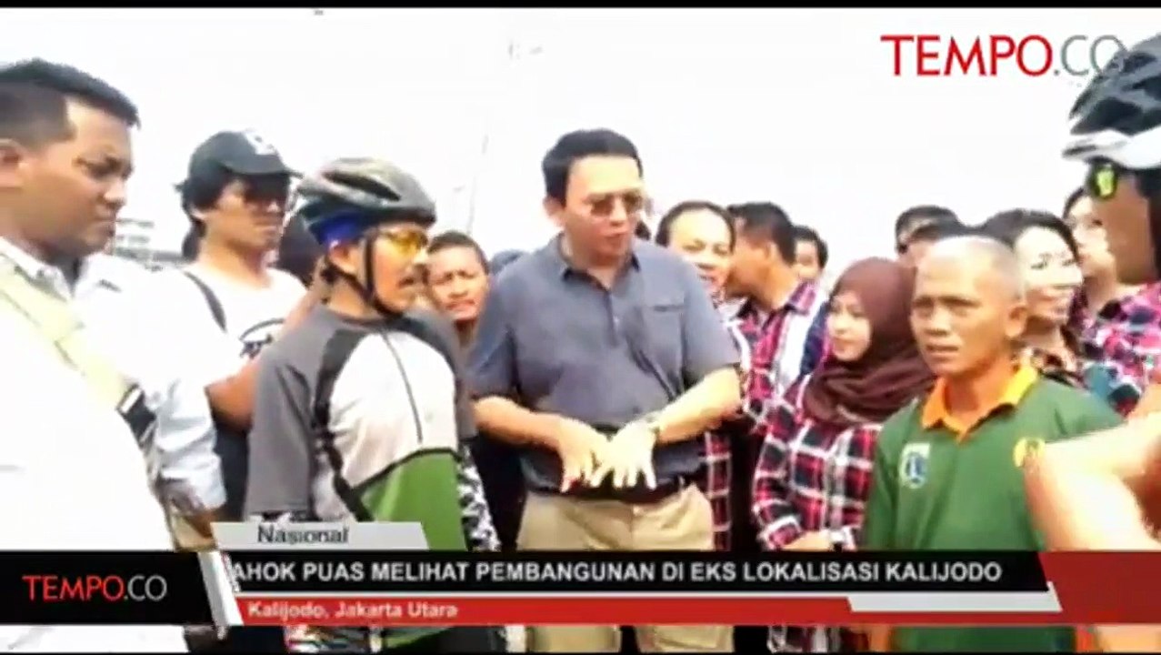 Ahok Puas Melihat Pembangunan Eks Lokalisasi Kalijodo