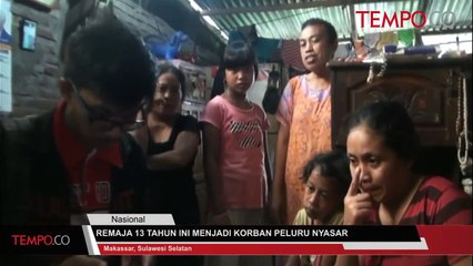Remaja 13 Tahun Ini Menjadi Korban Peluru Nyasar