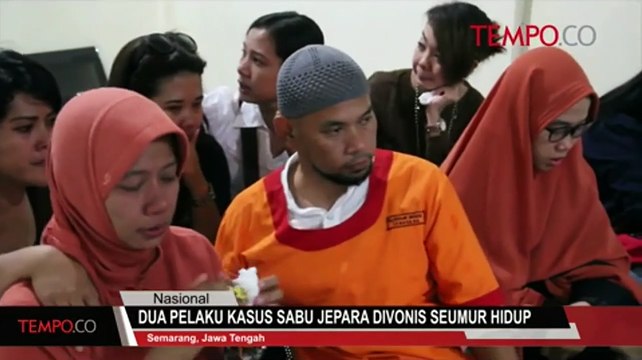 Dua Pelaku Kasus Sabu Jepara Divonis Seumur Hidup