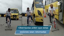 Conductores de SLP son ciclistas por un día para conocer los riesgos que enfrentan