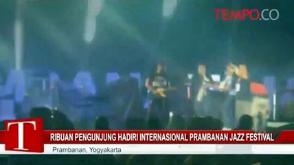 Ribuan Pengunjung Hadiri Internasional prambanan Jazz Festival