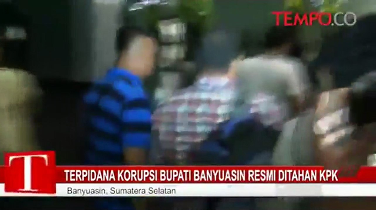 Terpidana Korupsi Bupati Banyuasin Resmi Ditahan KPK