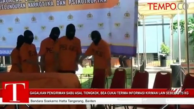 Gagalkan Pengiriman Sabu Asal Tiongkok, Bea CukaiI Terima Informasi Kiriman Lain Seberat 75 kg