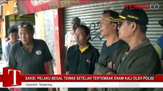 Saksi: Pelaku Begal Tewas Setelah Tertembak Enam Kali Oleh Polisi