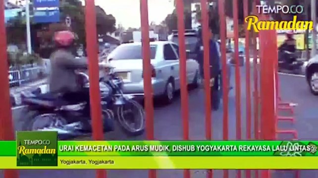 Ural Kemacetan Pada Arus Mudik,Dishub Yogjakarta Rekayasa Lakukan Lalu Lintas