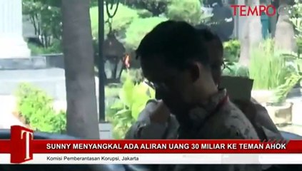 Sunny Menyangkal Ada Aliran Uang 30 Miliar Ke Teman Ahok