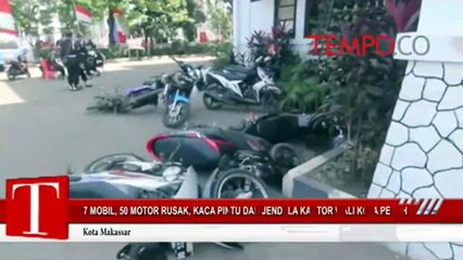 Diserang, Begini Kondisi Kantor Wali Kota Makassar