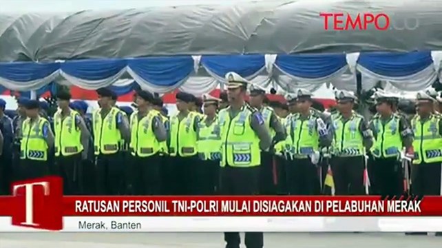 Ratusan Personil TNI-Polri Mulai Disiagakan di Pelabuhan Merak