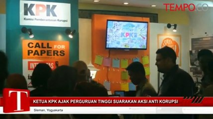 Ketua KPK Ajak Perguruan Tinggi Ikut Suarakan Aksi Anti Korupsi