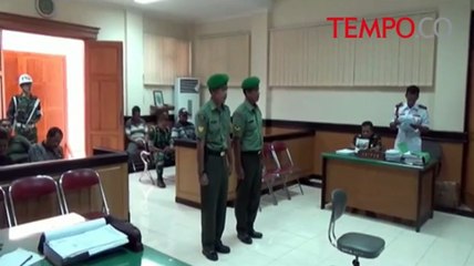 Dua Penganiaya Ajudan Damdim Lamongan Dituntut 10 dan 15 Bulan