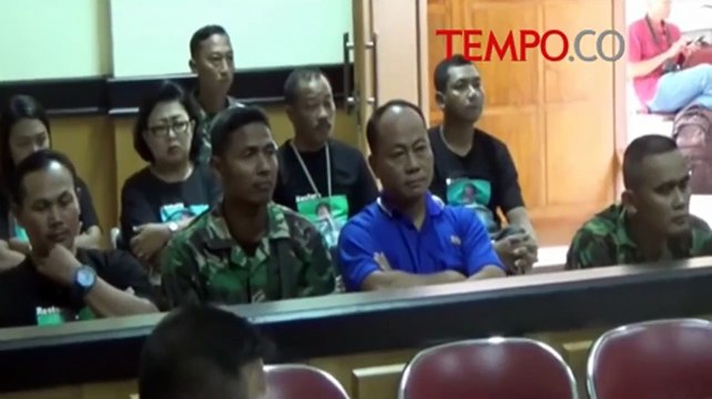 Penganiaya Ajudan Dandim Ini Terjatuh saat Vonis Dibacakan