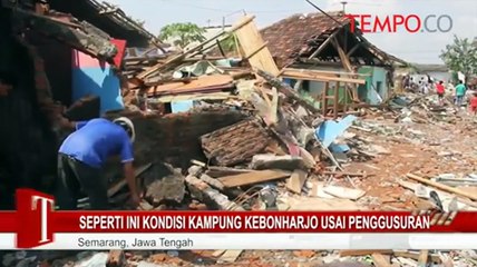 Seperti Ini Kondisi Kampung Kebonharjo Usai Penggusuran