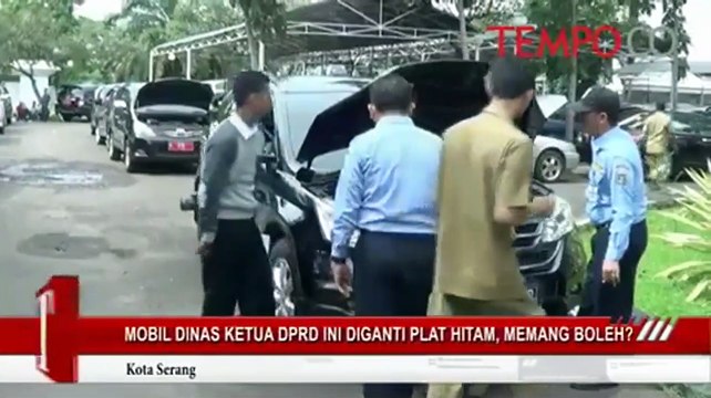 Mobil Dinas Ketua DPRD Ini Diganti Plat Hitam, Memang Boleh?