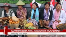 Tolak Pabrik Semen, Warga Kendeng Gelar Ritual 100 Kendi