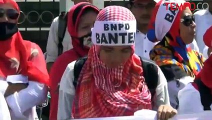 Ratusan Eks Tenaga Pendamping Desa PNPM Berunjuk Rasa