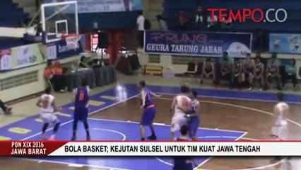 PON XIX: Bola Basket, Kejutan Sulsel untuk Tim Kuat Jawa Tengah