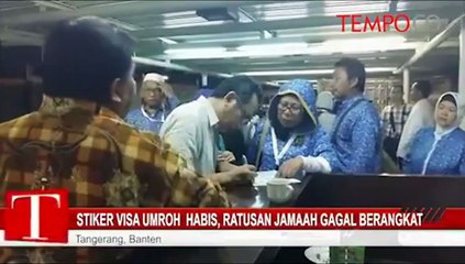 Stiker Visa Umroh  Habis, Ratusan Jamaah Gagal Berangkat