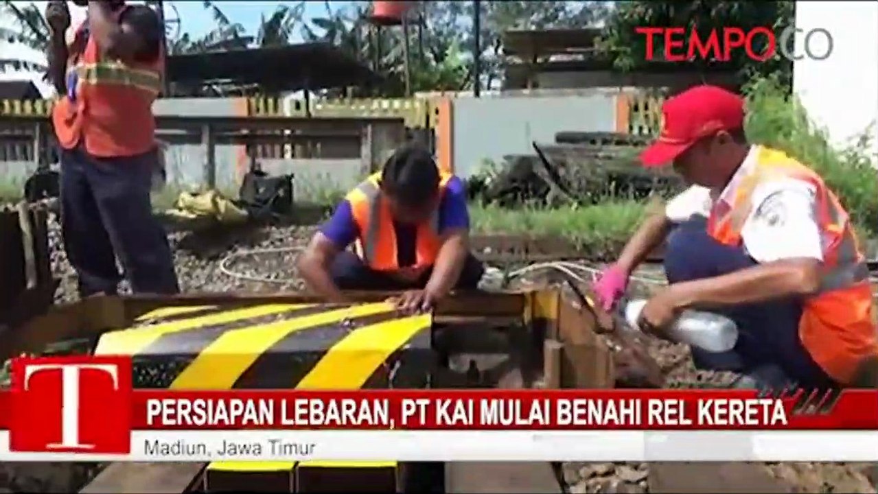 Persiapan Lebaran, PT KAI Mulai Benahi Rel Kereta