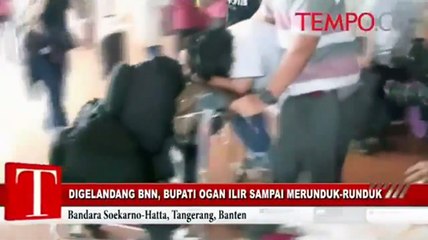 Digelandang BNN, Bupati Ogan Ilir sampai Merunduk-runduk