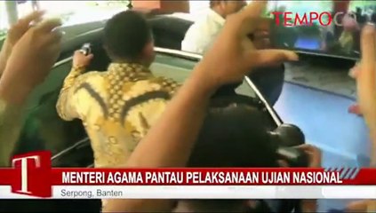 Menteri Agama Pantau Pelaksanaan Ujian Nasional