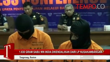 1.830 Gram Sabu WN India Dikendalikan dari LP Nusakambangan