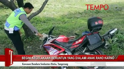 Begini Kecelakaan yang Dialami Anak Rano Karno
