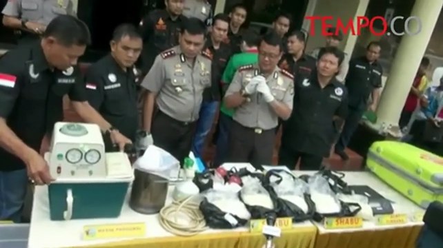 Polisi Bongkar Sindikat Pengedar Sabu Internasional