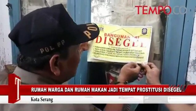 Rumah Warga dan Rumah Makan Jadi Tempat Prostitusi Disegel