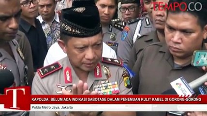 Kapolda: Belum Ada Indikasi Sabotase dalam Penemuan Kulit Kabel di Gorong-Gorong