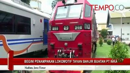 Begini Penampakan Lokomotif Tahan Banjir Buatan PT Inka