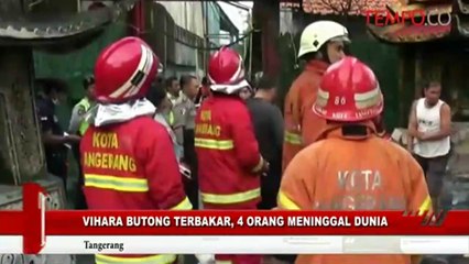 Vihara Butong Terbakar, 4 Orang Meninggal Dunia