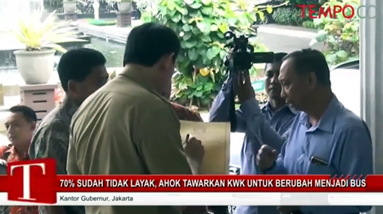 70% Sudah Tak Layak, Ahok Tawarkan KWK untuk Berubah Menjadi Bus