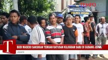 Budi Waseso Saksikan Temuan Ratusan Kilogram Sabu di Gudang Jepara