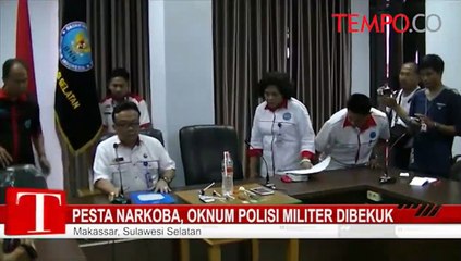 Pesta Narkoba, Oknum Polisi Militer Dibekuk